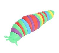 SPYMINNPOO Articulated Finger Slug Toy, Stress Relief and Anxiety Reliever, Fun Adults, Teens, and Children, Suitable for Playing Anywhere (Multicolor)