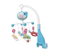 SPYMINNPOO Baby Crib Mobile, with Star Projector & Night Light & Timer, 400 Soothing Melodies, for Newborn Infant Sleep (Blue)