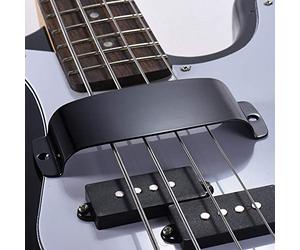 SPYMINNPOO Bass Pickup Cover Protector of the Bass Guitar, a Long -lasting Replacement for Guitar, Great Protection Against Scratches, Ideal for Guitarists, Black Color (Black)