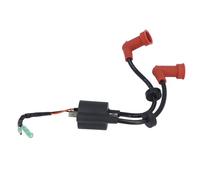 SPYMINNPOO Boat Ignition Coil Assy, 6B4 85530 00 Stable Performance Marine Ignition Coil with Robust ABS and Stainless Steel, for 15 Outboard Engine
