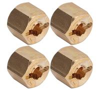 SPYMINNPOO Brass Wheel Hub Extended Adapter for SCX10 CC01 1/10 RC Cars, Rust Proof, Stable and Durable, Easy Installation for Remote Control Cars (10mm)