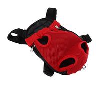 SPYMINNPOO Breathable Pet Front Cat Dog Carrier Backpack Legs Out Adjustable Lightweight Nylon for Biking Travel (S)