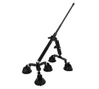 SPYMINNPOO Car Phone Mount, Versatile Suction Cup Holder with Adjustable Selfie Stick, 5-in-1 Design for insta360 Cameras, Ideal for Recording Driving Footage