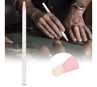 SPYMINNPOO Chinagraph Marker Pencil Set Durable Peel Off Wax China Marking Pen for Glass, Fabric, Ceramics, 8pcs White Marker Pencil for Easy Use