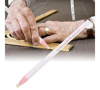 SPYMINNPOO Chinagraph Marker Pencil Set Durable Peel Off Wax China Marking Pen for Glass, Fabric, Ceramics, 8pcs White Marker Pencil for Easy Use
