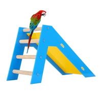 SPYMINNPOO Climb Puzzle Interactive Training Toys Skill for Birds to Reduce Pressure and Boredom, Non- Acrylic and Wood, Small Size