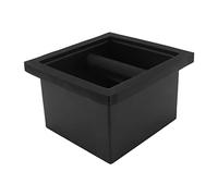 SPYMINNPOO Coffee Ground Knock Box Chute Durable Stainless Steel Built in Desktop Waste Bucket for Home Kitchen Office, Easy to