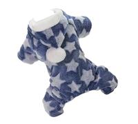 SPYMINNPOO Dog Fleece Hoodie Warm and Stylish Star Patterned Puppy Clothes for Autumn Winter, Fleece Material Suitable for Small Breeds (XL)