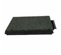 SPYMINNPOO Dog Grass Pee Pad Large Capacity Reusable for Puppy Training Indoor Outdoor Suitable for Medium to Large Dogs PE Material (Small Size)