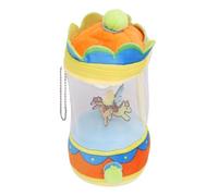 SPYMINNPOO Drawstring Rotating Plush Toy, Fun Stuffed Doll Carousel Plush Pendant Colorful Soft Toys for Children