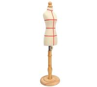 SPYMINNPOO Dress Form Professional Adjustable Tailor Mannequin for Sewing Dressmaking Female Model for Seamstress Beechwood Base 1 Body Form for Fashion Designers (Style 2)