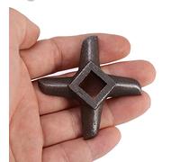 SPYMINNPOO Durable Steel Kitchen Food Mincer Cutter Part with Cross Vane/Wing Design, 5 Different Blades, Suitable for Making Sausage, Easy to (Size 10(ID 19.8mm / 0.78in C 62.1mm / 2.44in))