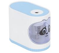 SPYMINNPOO Electric Classroom Pencil Sharpener Cartoon Auto Stop for Kids Artists, USB 7" Portable Stationery Pencil Sharpener for Students Teachers Plastic (Blue)