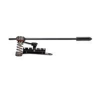 SPYMINNPOO Electric Guitar Bridge Stop Bar Guitar Tremolo Bridge Stop Bar Zinc Alloy String Stability Enhanced Sustain for Les Trem II SG