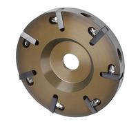 SPYMINNPOO Electric Hoof Trimming Disc Plate Tool with 7 Blades, Efficient Hoof Knife Tool for Livestock Horses Cattles, Durable Aluminium Alloy, for Professional Horse Grooming (7 cutterheads)