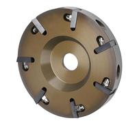 SPYMINNPOO Electric Hoof Trimming Disc Plate Tool with 7 Blades, Efficient Hoof Knife Tool for Livestock Horses Cattles, Durable Aluminium Alloy, for Professional Horse Grooming (7 cutterheads)