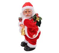 SPYMINNPOO Electric Musical Dancing Christmas Old Man Cheerful Hip Shaking Doll for Christmas Decoration Gifts Applicable scene: Parties, Homes, Living Rooms and Bedrooms (Backpack)
