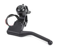 SPYMINNPOO Electric Scooter Brake Lever, Left Hand Replacement for 5 with Mechanical Bell and 25cm Cable, ABS Alloy Brake Handle for Seamless Integration