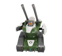SPYMINNPOO Electric Transforming Tank Robot Toy Automatic Driving Stunt Rotation with Glowing Design and ABS Material for Kids Boys Girls (Green)