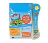 SPYMINNPOO English Learning Sound Book, Interactive Educational Vocabulary Builder with Fun Activities for Kids, Lightweight and Portable for Home School Travel