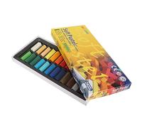 SPYMINNPOO Fade Resistant 24 Colors Soft Pastel Set Easy to Mix Soft Pastel Sticks for Artists Painting Craft Projects