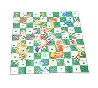 SPYMINNPOO Foldable Ladder Flying Chess Game Set, 3 in 1 Board Brain Game with Snake Chess for Kids Adults, Family Party Travel Camping Entertainment
