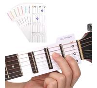SPYMINNPOO Guitar Chord Flash Cards, 56 Chord Flash Cards Deck Fretboard Training Tool for Electric Guitar Practice Beginners Musicians