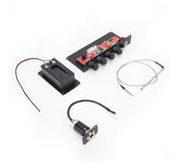 SPYMINNPOO Guitar Piezo Pickup, Pickups Covers Silent Headphone Monitoring Mode EQ Control Built In Delay Effect for Acoustic Classical Guitars