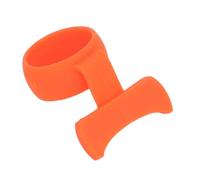 SPYMINNPOO Guitar Plectrum Holder, Silicone Non Slip Finger Sleeve for Training Practice, with Storage Cover for Musical Lessons Performance (Men M Size)