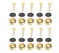SPYMINNPOO Guitar Strap Lock, Zinc Alloy with 5 Premium End Pins for Secure Acoustic and Electric Bass Ukulele (Gold)