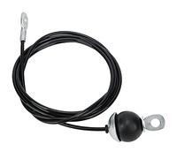 SPYMINNPOO Gym Cable Wire Rope, 5mm Stainless Steel with PU Coating and Gravity Ball Design, for Fitness Pulley System Home Gym Triceps Biceps Training (3 Meter)