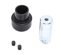 SPYMINNPOO Gym Machine Cable Stopper, Plastic Stainless Steel Fitness Cable Ball Stopper End for Exercise Equipment, with Push in Heat Shrink Fixing Structure