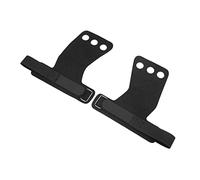 SPYMINNPOO Gymnastics Palm Protector Durable Leather Hand Grip for Pull Up Training for Men and Women (Black)