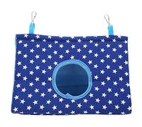 SPYMINNPOO Hammock Bed Cozy Bird Hanging Tent with Round Hole Design for Budgies Parakeet, Warm Interior for Winter Nesting, Canvas Flannel Sponge Material for Comfort, 1 X Bird Hanging Tent (Type 2)