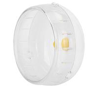 SPYMINNPOO Hamster Exercise Wheels Silent Running Disc for Small Pets, Durable Plastic Roller Toy Wheel for Hamsters, White PP Resin Material, 1 Count, Ideal for Hamster Owners (12CM)