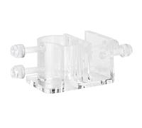 SPYMINNPOO High Transparent Acrylic Water Pipe Fixation Clamp with Hot Bending Design, Easy Angle Adjustment, 26mm Size, Practical Fixture for Fish Tank Accessories (Single hole 21mm)
