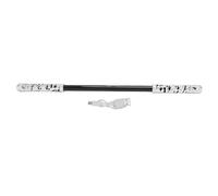 SPYMINNPOO Jingu Bang Toy, Extendable Retractable Light Up Stick with Voice Recognition and Breath Sensing for Gaming Enthusiasts (White Gold)