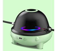SPYMINNPOO Jump Rope Machine, Music LED Automatic Smart Electric Jump Equipment for Indoor Outdoor (Green)