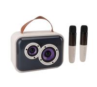 SPYMINNPOO Kids Karaoke Microphone Speaker with Colorful Light, Built-in Mic, 32GB Memory Support, Easy Connection for Party