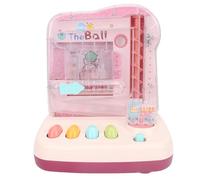 SPYMINNPOO Kids Track Ball Game Machine, Logic Skills Development Toy, Interactive Track Ball Machine with 3D Rolling Maze Challenge, Ideal for Ages 3+, Classroom Activities, Suitable for (Pink)
