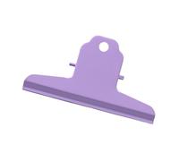 SPYMINNPOO Large Bull Paper Clips Strong Springs Hold Up to 200 Sheets for Office Study Metal File Clamp/Holder Clamps (Purple)