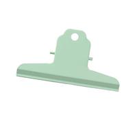 SPYMINNPOO Large Bull Paper Clips Strong Springs Hold Up to 200 Sheets for Office Study Metal File Clamp/Holder Clamps (Mint Green)