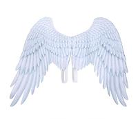 SPYMINNPOO Large Wing Children Cosplay Costume Props for Halloween Party, 2 Colors, Non Woven Fabric, Ages Above 3 Years Old (White children's angel wings DS18002A