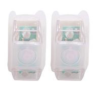 SPYMINNPOO LED Bike Light Set, 2Pcs Front and Rear Bicycle Light Set, Batteries Included, 3 Light Modes, 150mAh,Waterproof Cycling Warning Headlight for All Bicycles(White Bicyclelight Riding Lights