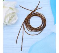 SPYMINNPOO Manual DIY Embroidery Thread Copper Wire Sewing String Flexible and Not Easy to Break 1.5mm Dia. Gray Black/Dark Golden for All Kinds of Decorations (#1)