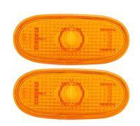 SPYMINNPOO Marker Light Lens, Amber Side Marker Replacement for 2006 to 2018, Clamp/Holder on ABS Cover for Turn Signal, Perfect for RV and Van Use