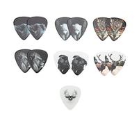 SPYMINNPOO Medium Celluloid Guitar Picks Box with Unique Design for Guitarists and Musicians, Good Elasticity for Electric and Acoustic Guitarists (Animals)