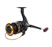 SPYMINNPOO Metal Spool Fishing Reel, Lightweight Folding Handle Left and Right Handed Spinning Reels for All Fishing Adventures