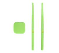 SPYMINNPOO Motion Sensing Compact Air Drum Set with Virtual Reality Technology, Realistic Drumming Experience, Small and Portable Design, Suitable for Beginners and Adults (green)