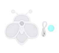 SPYMINNPOO Motion Sensor Night Light, Bee Shape 9 Colors Magnetic Motion Activated Stair Light with Wide Angle 120° for Indoor Cabinet Hallway Bedroom